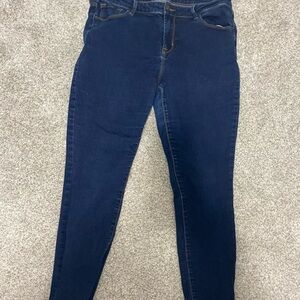 Women's Blue Jeans Rockstar Super Skinny